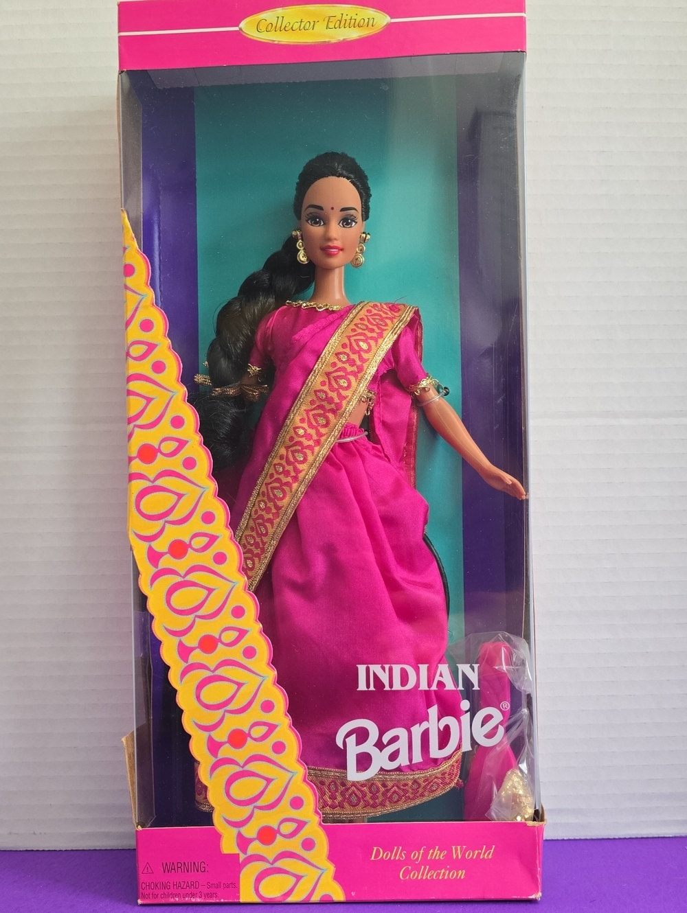 Barbie Indian Doll in Bright Pink Saree - Barbie Brand